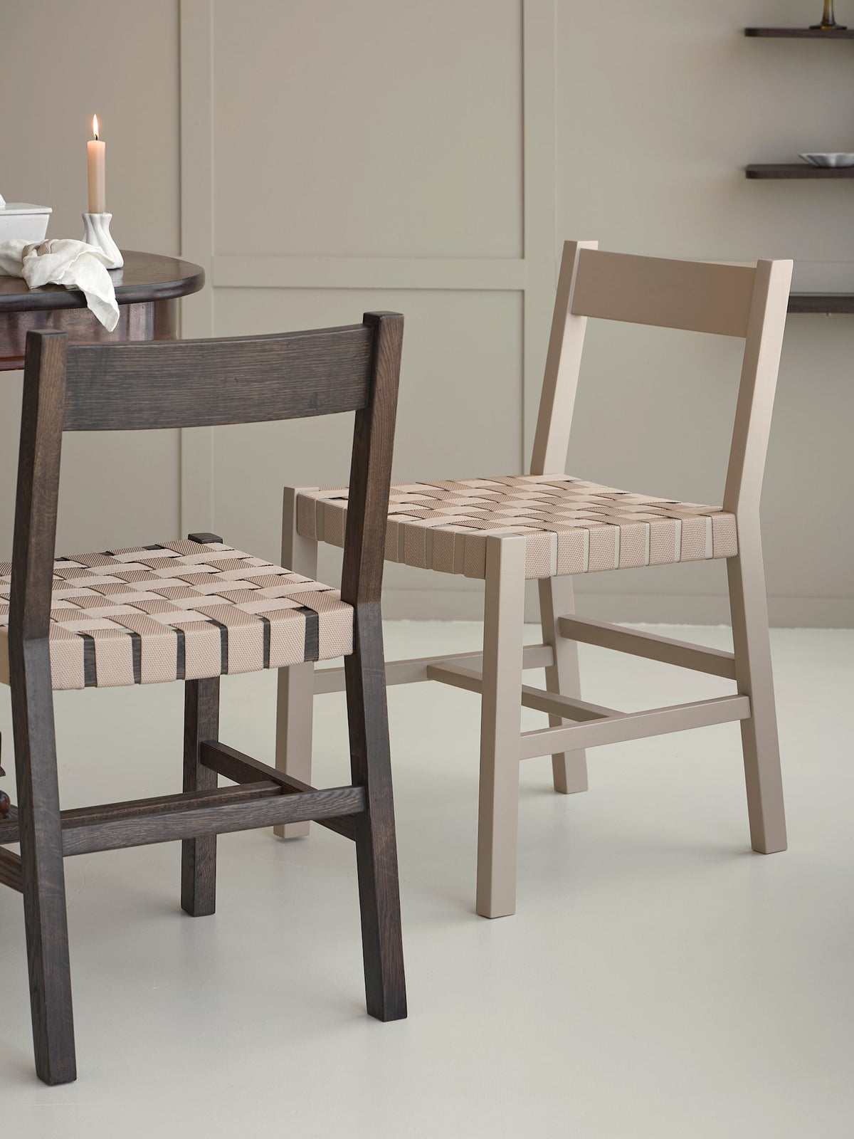 HARMONY Dining chair with woven seat