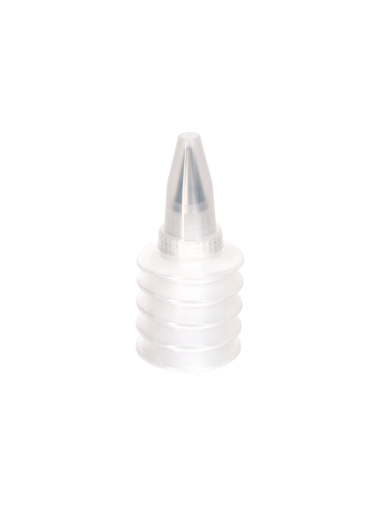 Piping bottle with nozzle