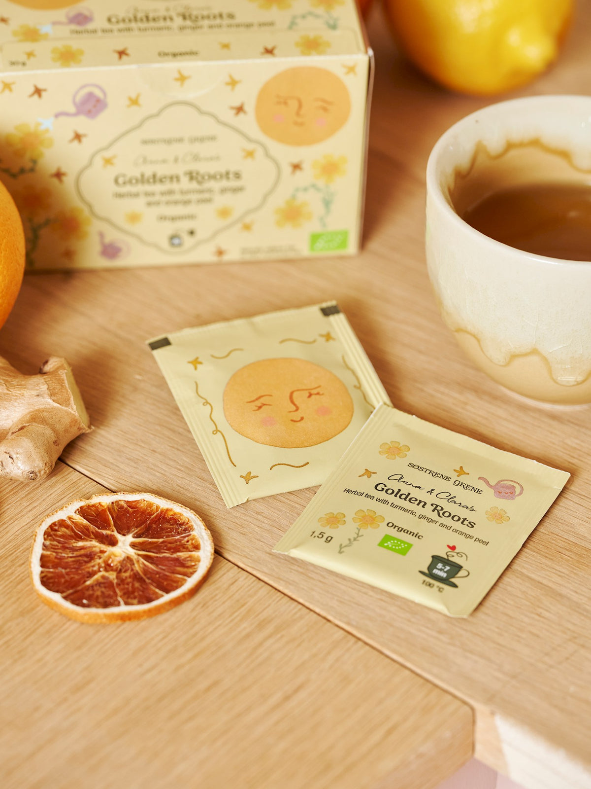 Golden Roots teabags