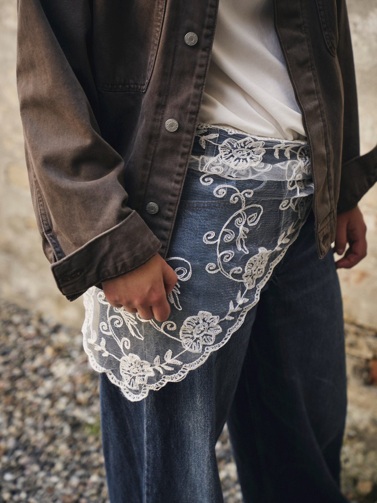 Lace scarf