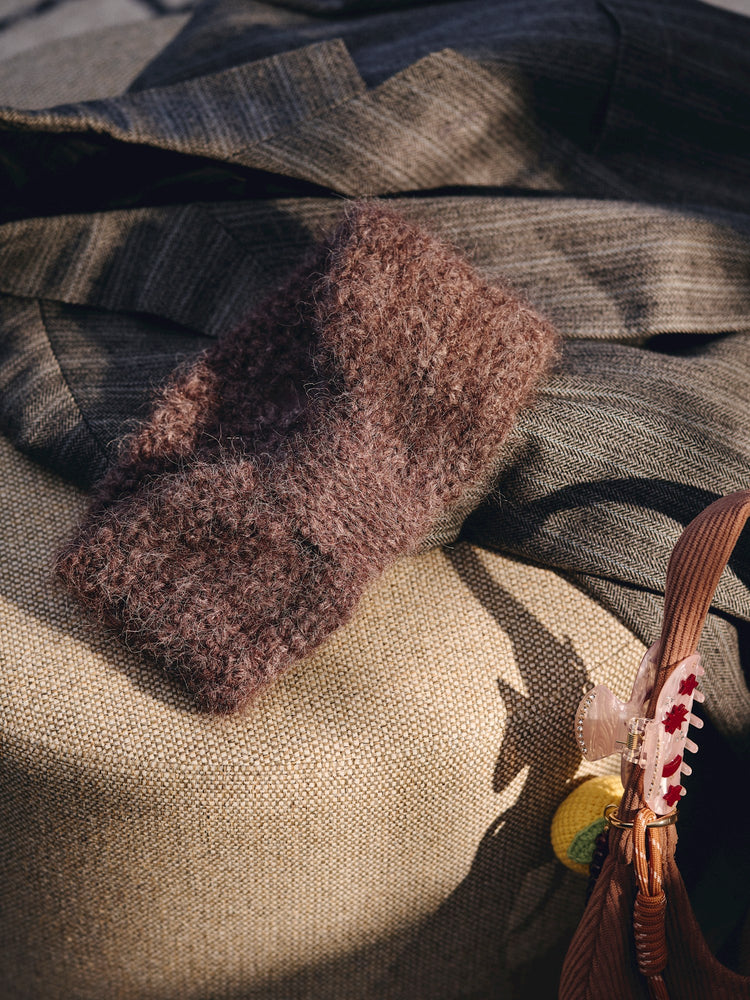 Knitted headband for adults