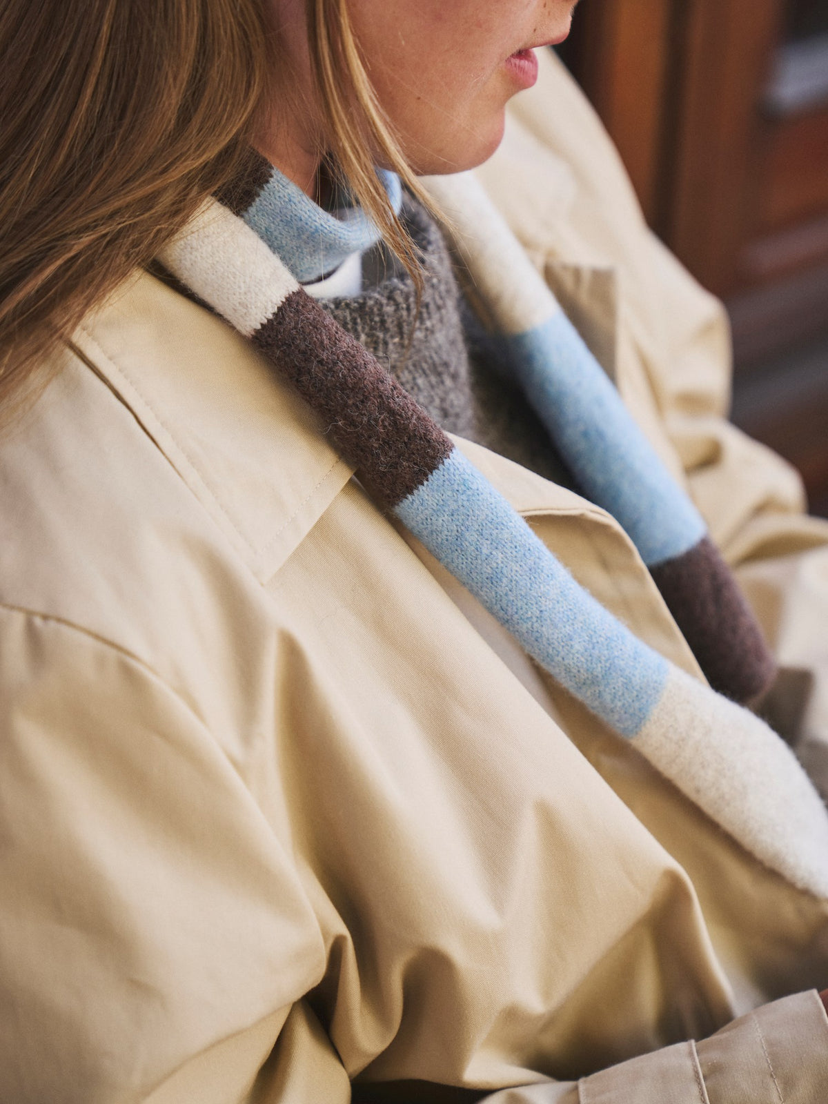 Knitted scarf