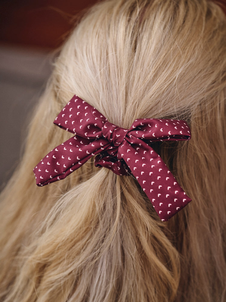 Hair tie with bow