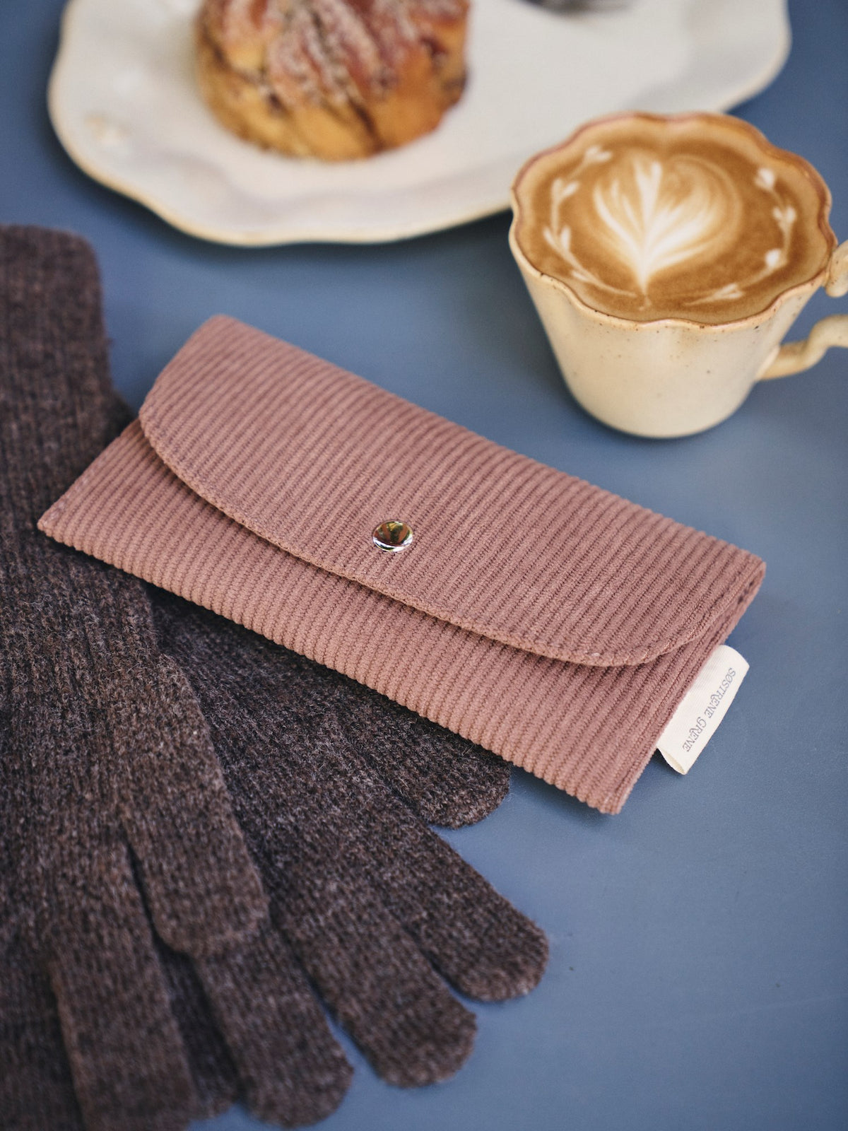 Corduroy glasses case