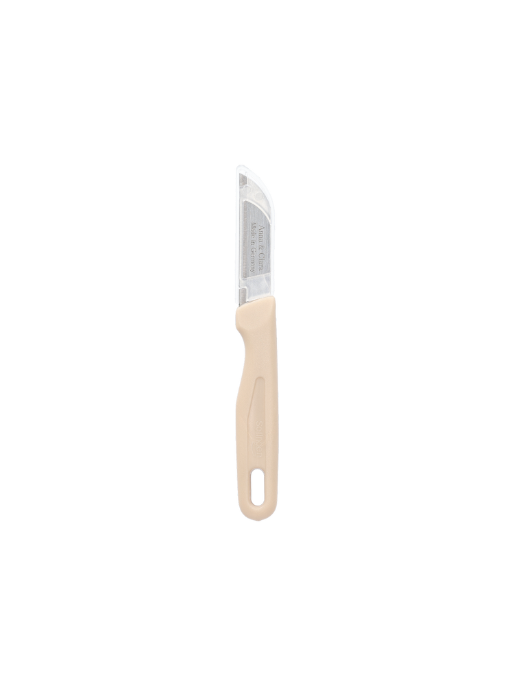 Vegetable knife with sleeve