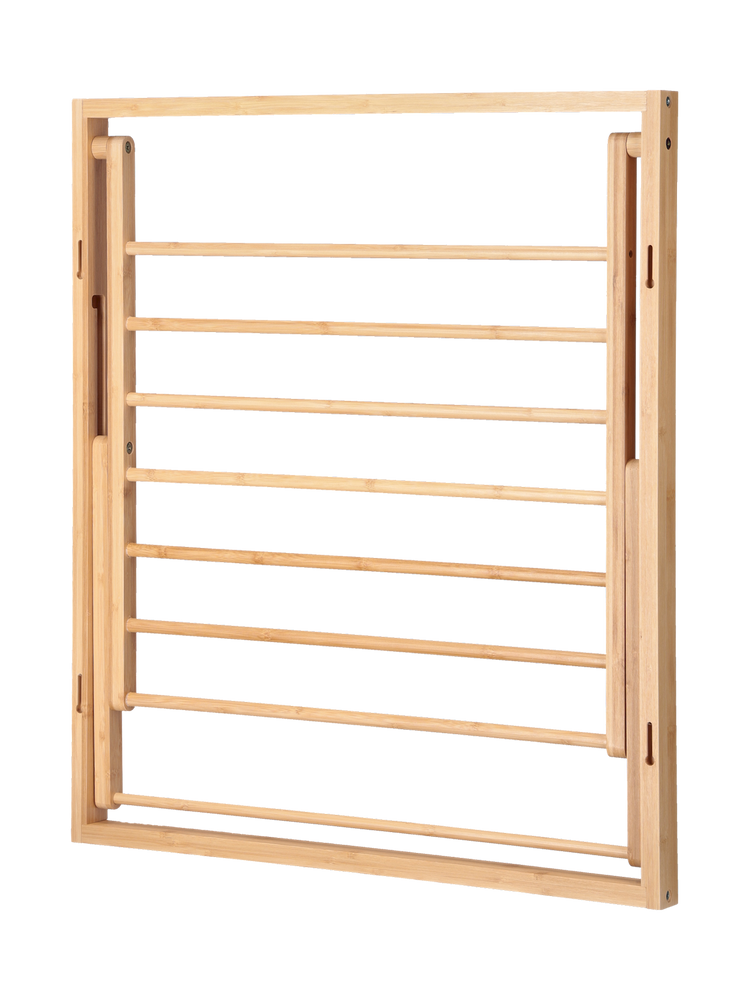 Wall-mounted drying rack