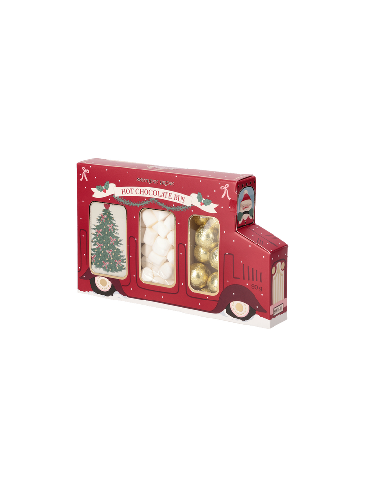 Christmas chocolate bus