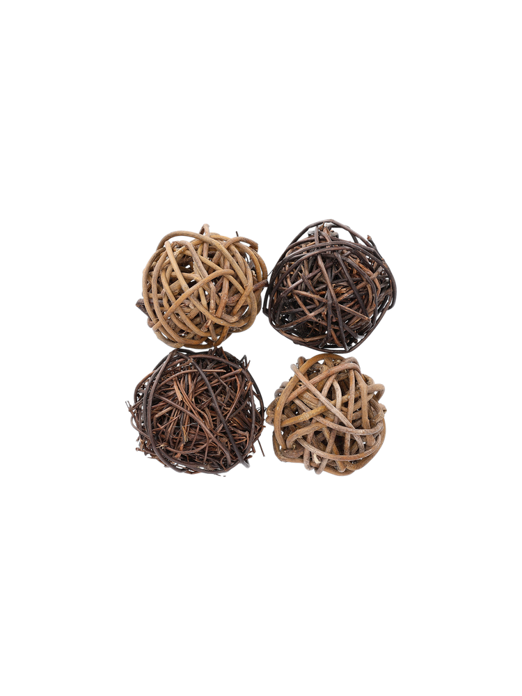 Decorative rattan balls