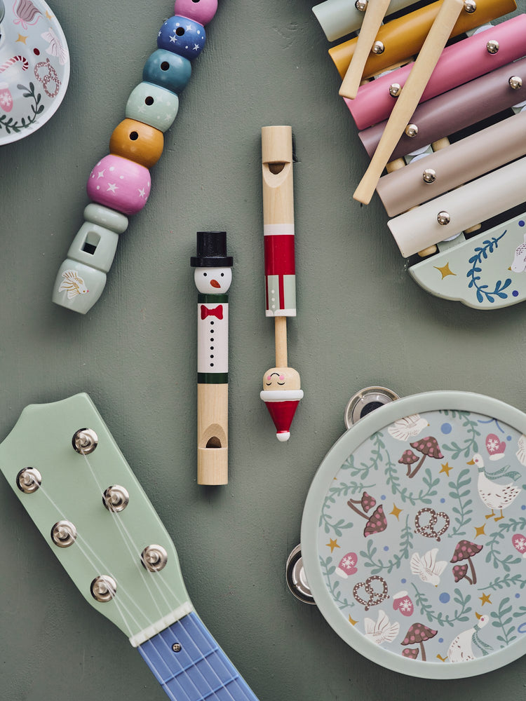 Toy flute snowman