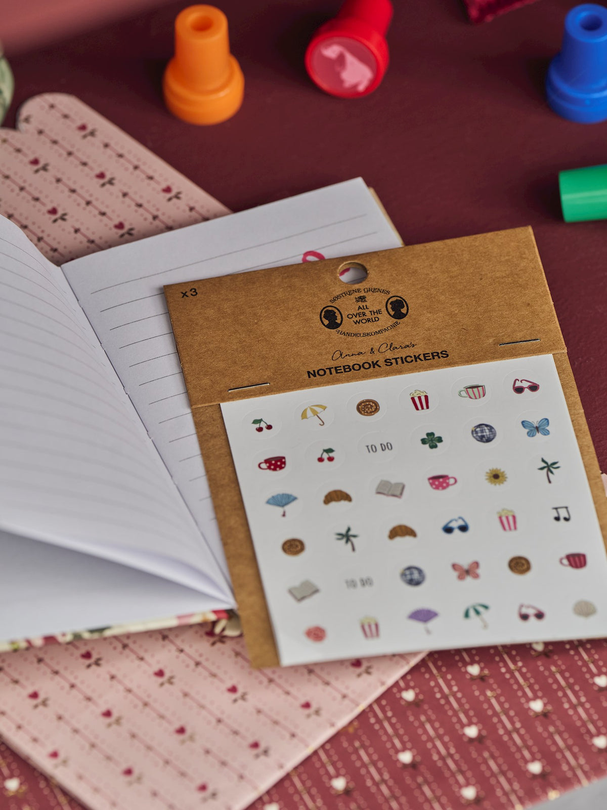 Notebook stickers