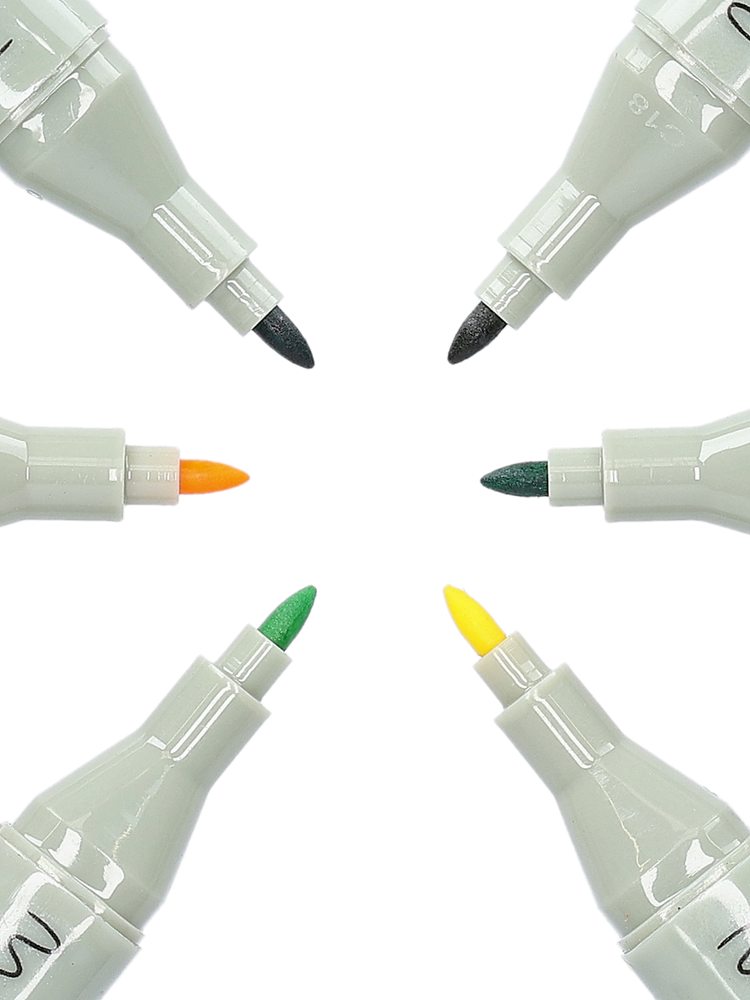Artist markers twin tip