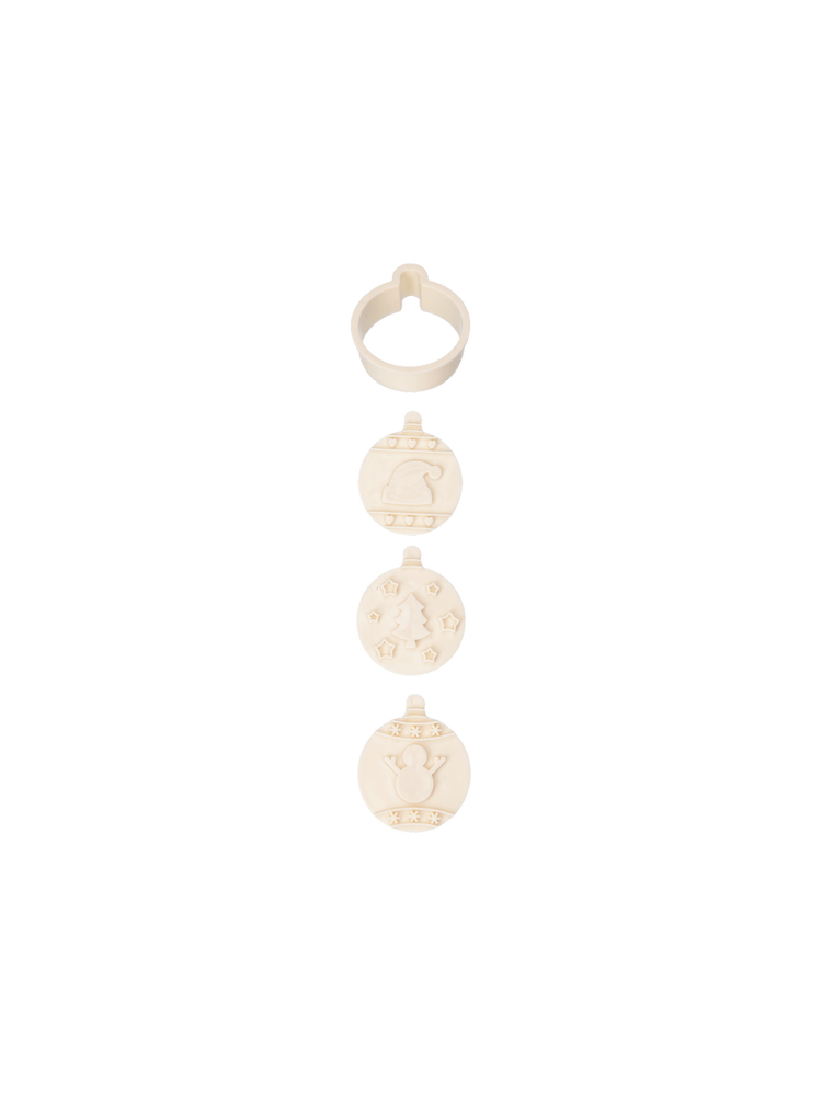 Clay cutters for Christmas baubles