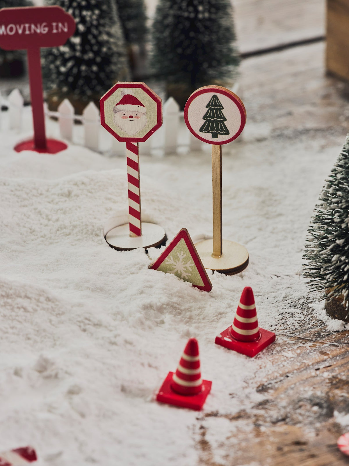 Miniature warning signs