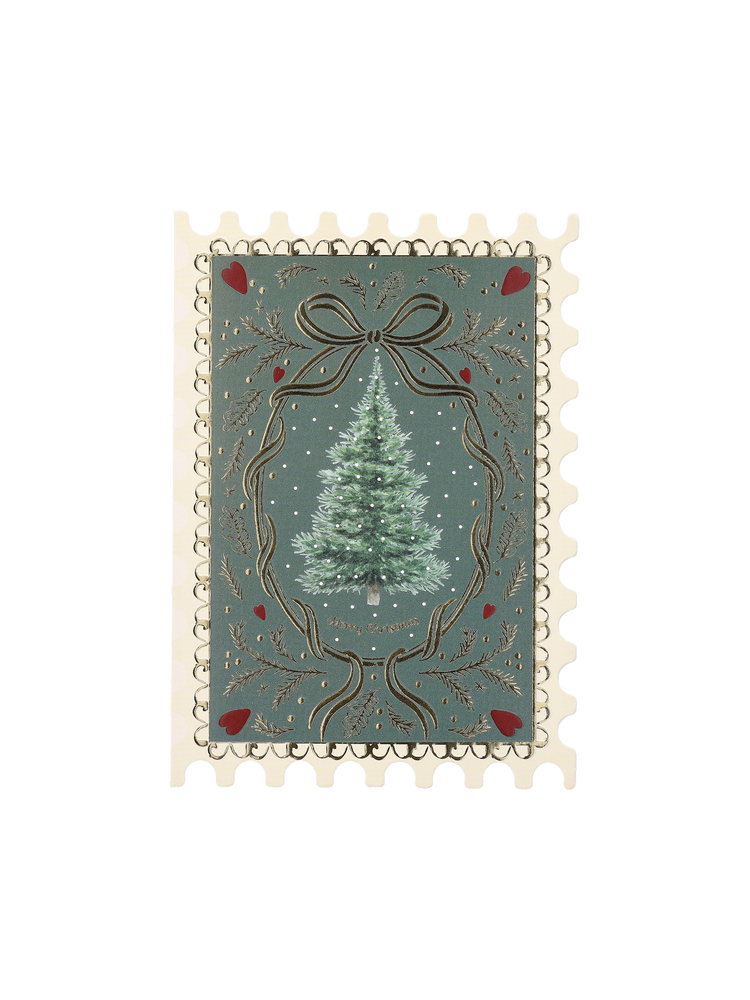 Embossed card with envelope
