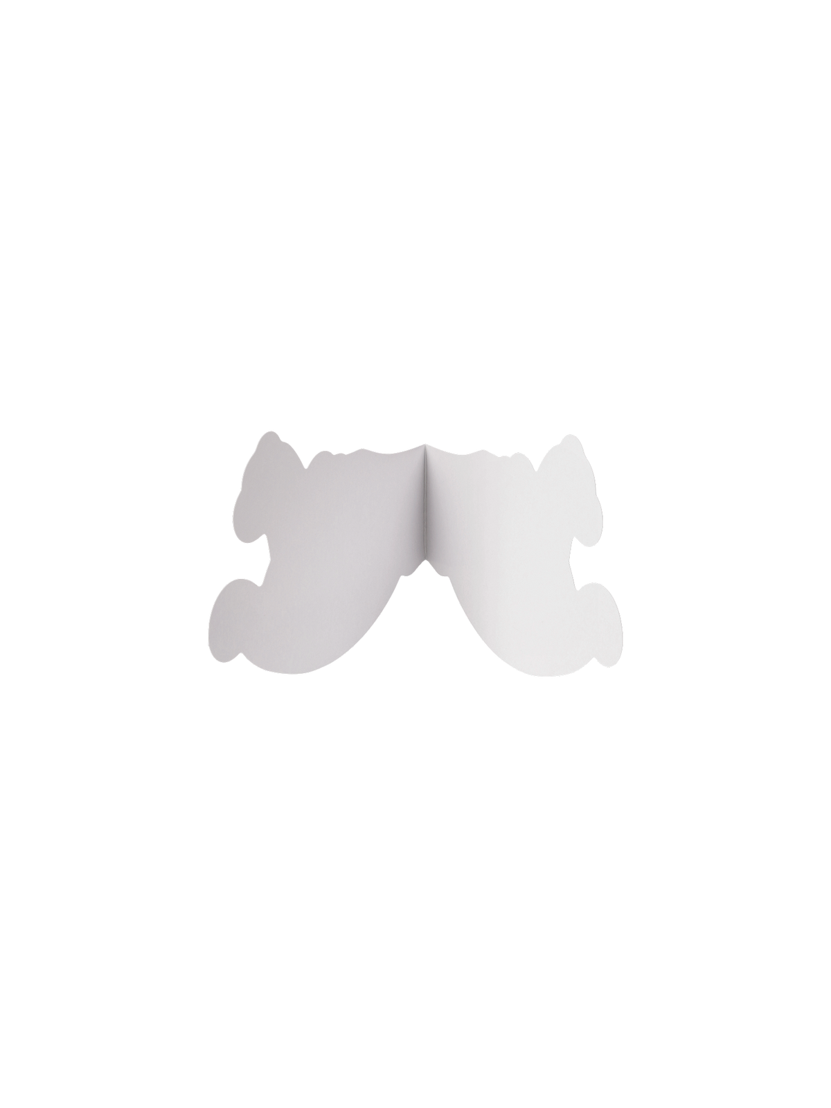 Shaped card with envelope