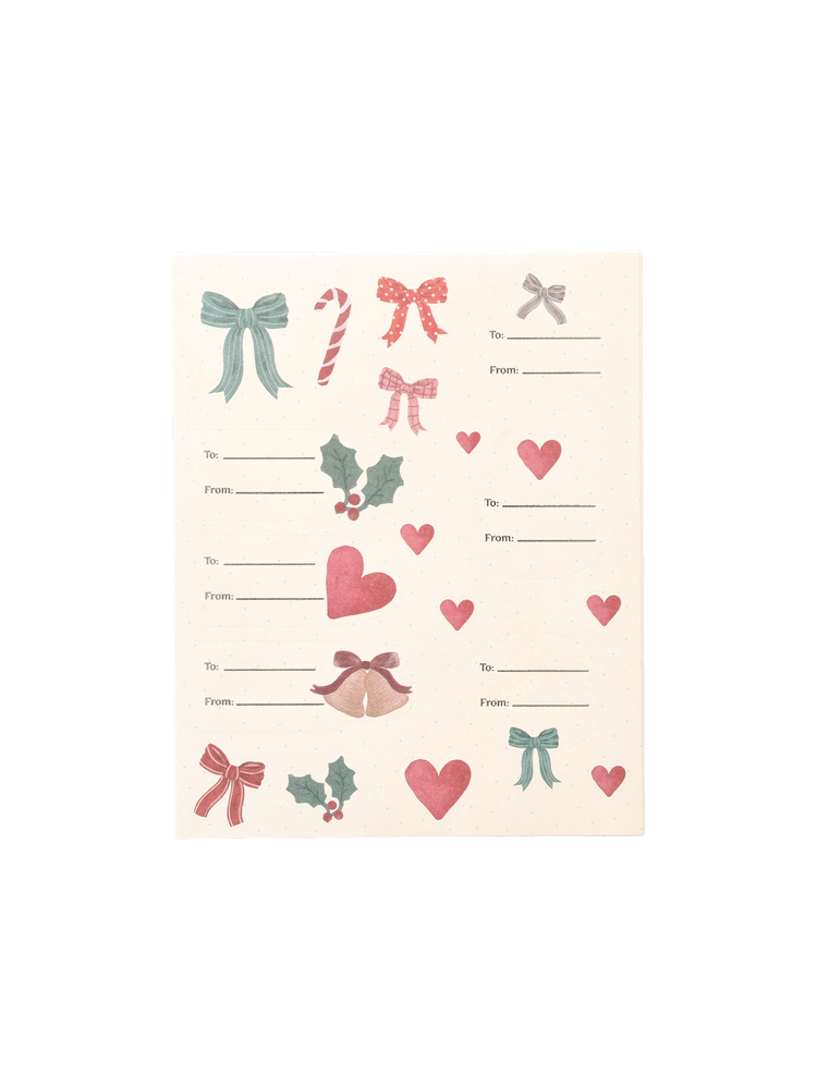 Gift tag stickers