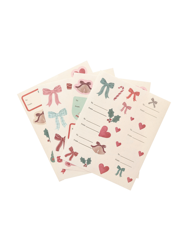 Gift tag stickers