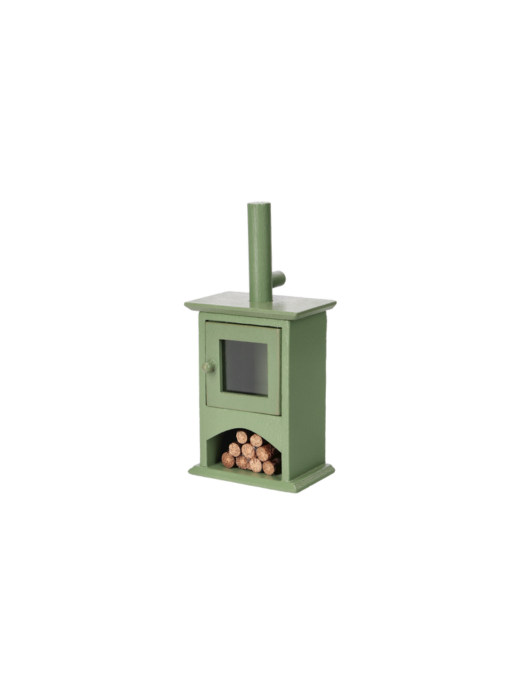 Miniature wood burning stove