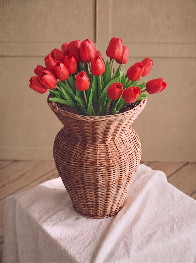 Artificial tulips