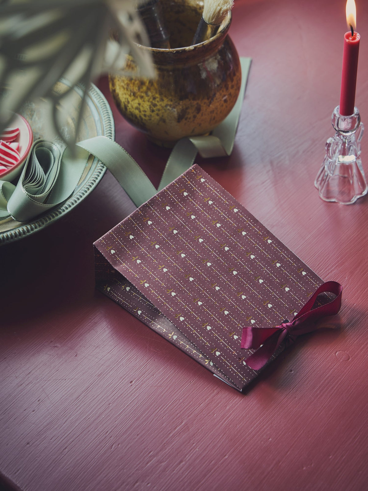 Gift bag with ribbon