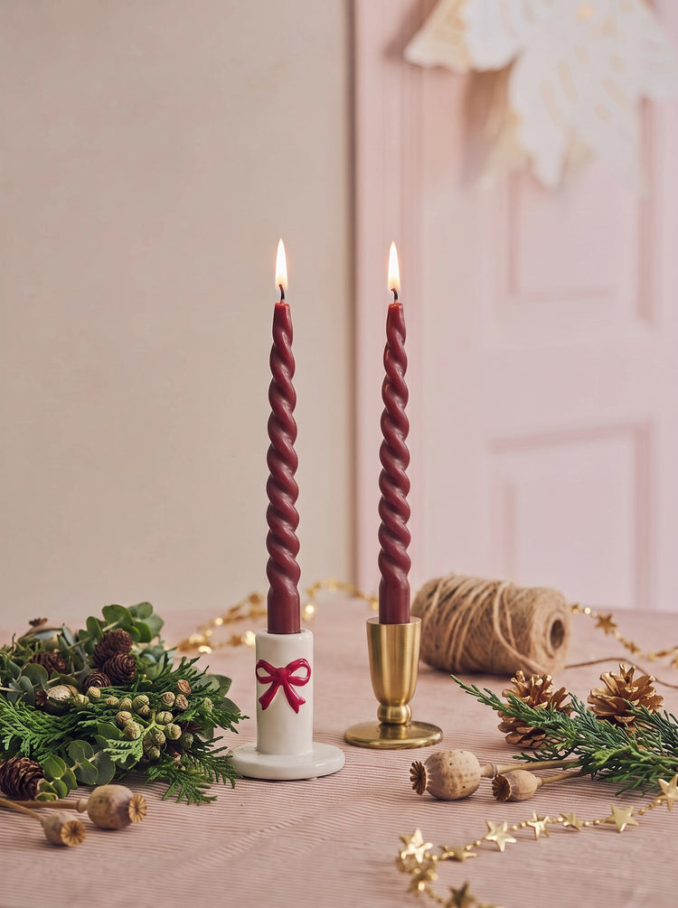 Twisted candles 28 cm