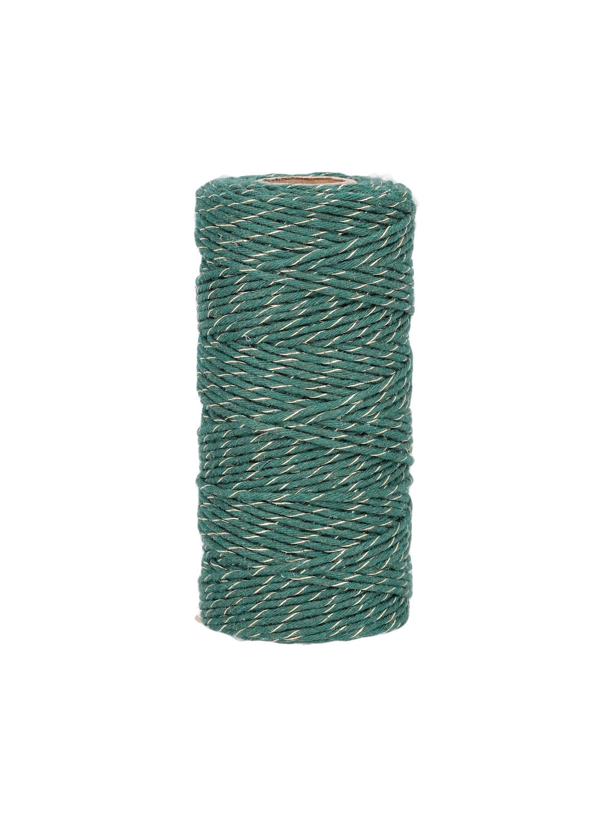 Metallic cotton string