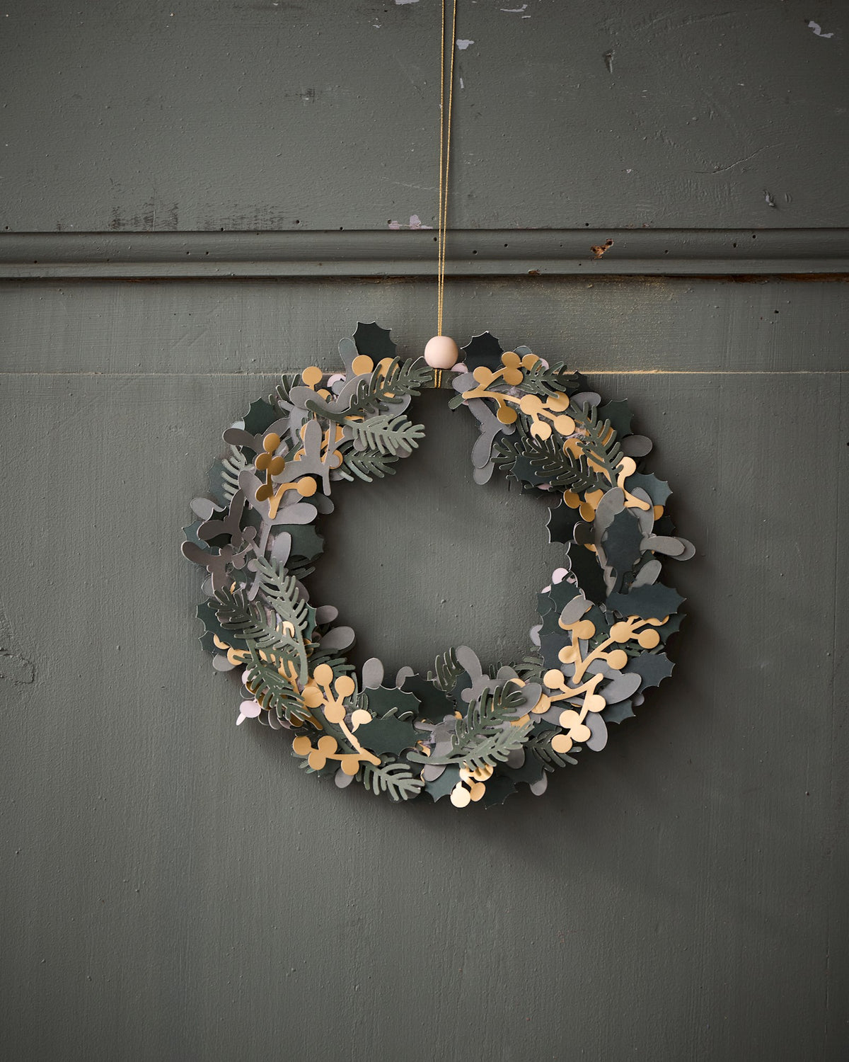 DIY kit paper wreath