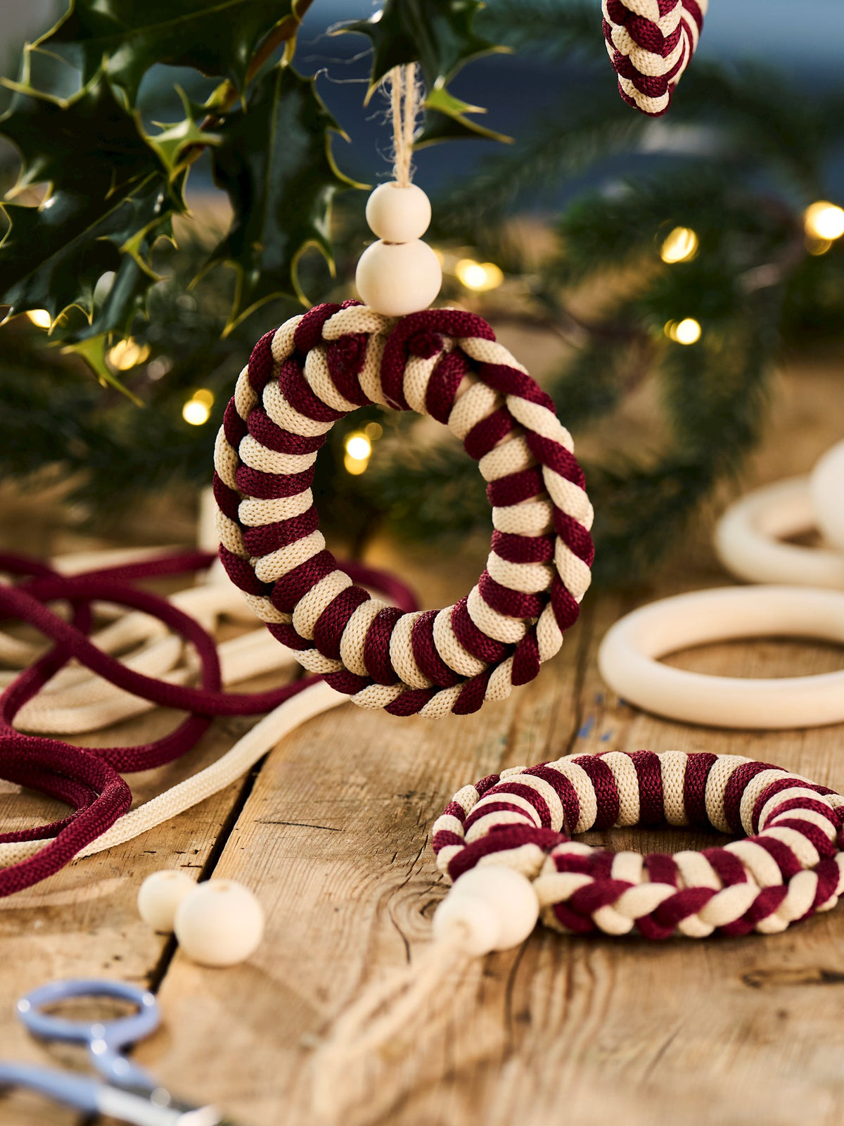 DIY kit macramé wreath