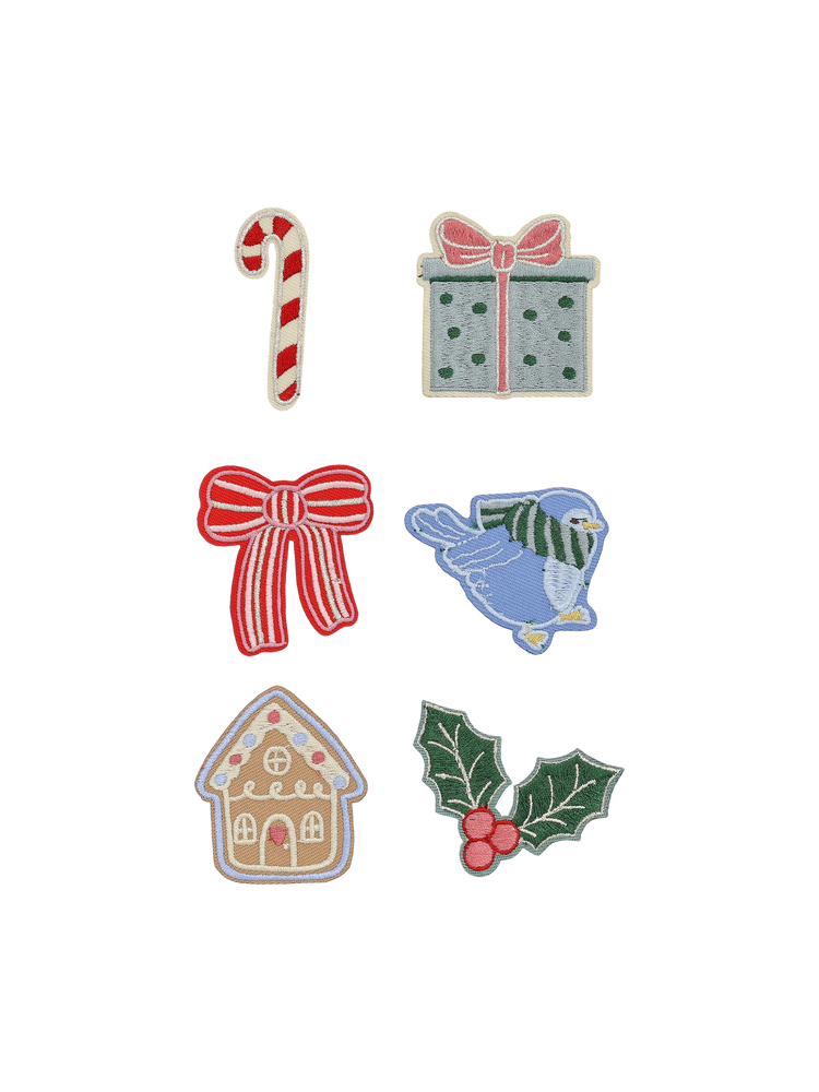 Christmas iron-on patches