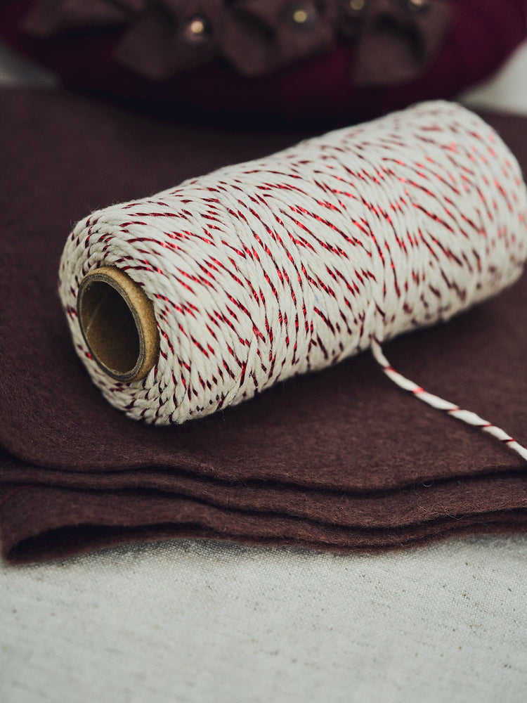 Metallic cotton string