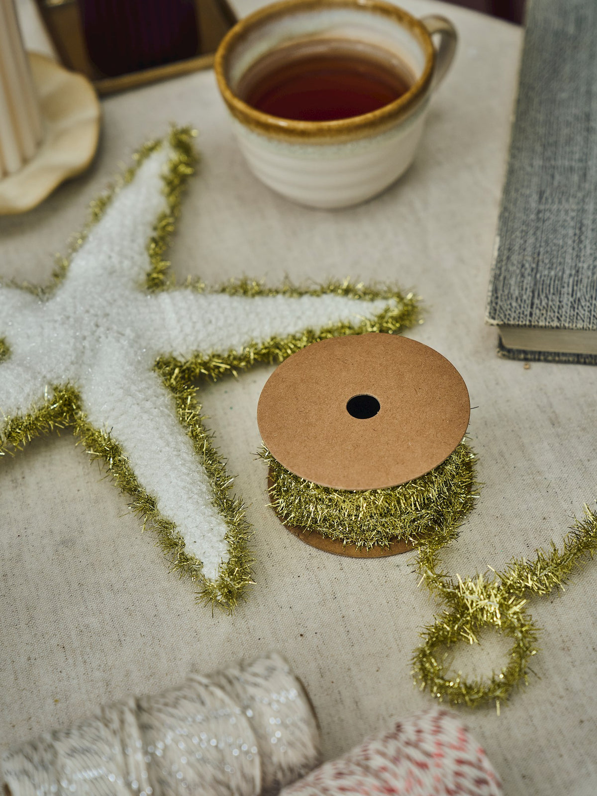 Tinsel ribbon