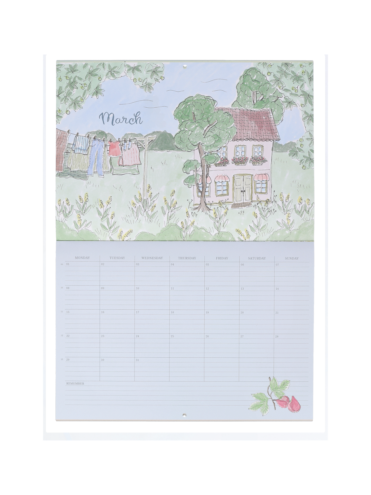 Wall calendar