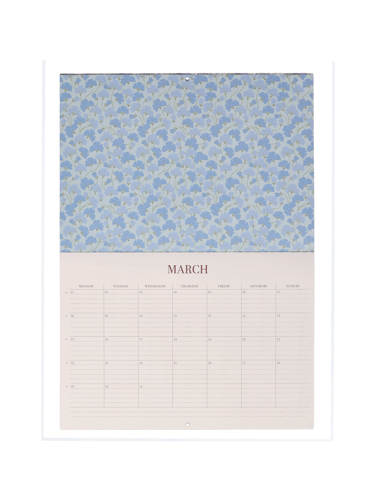 Wall calendar