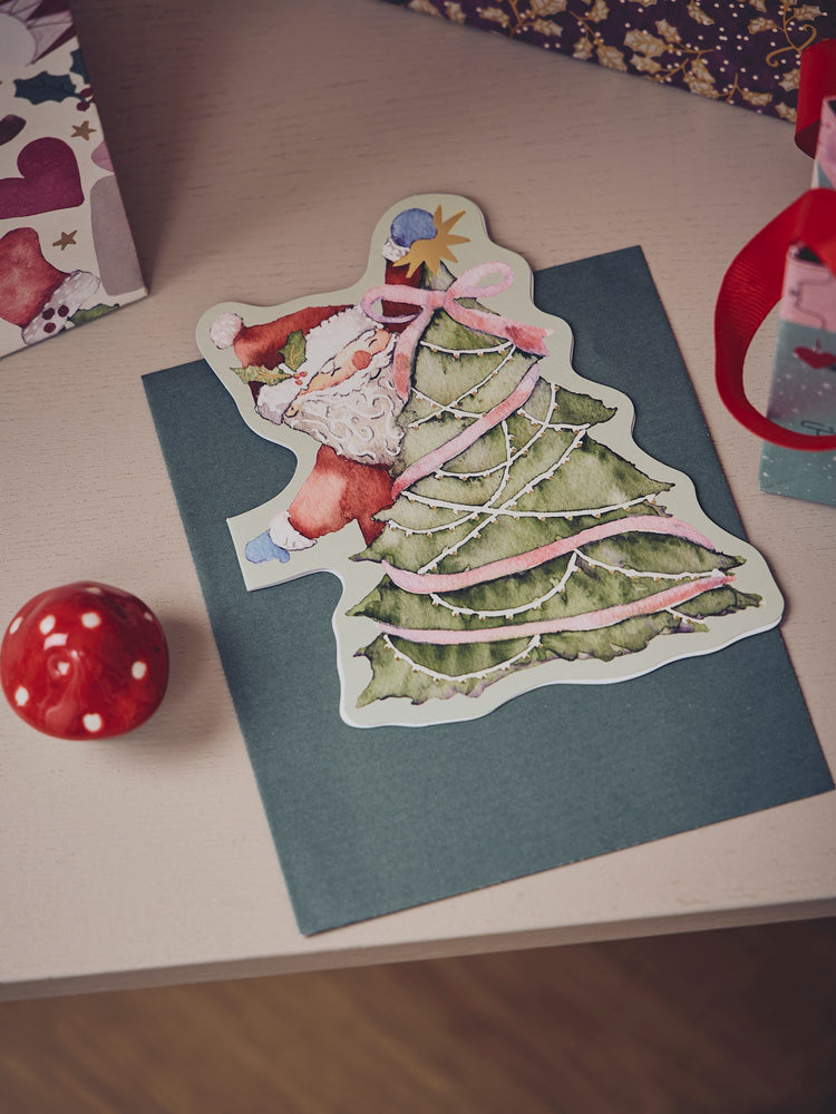 Shaped card with envelope