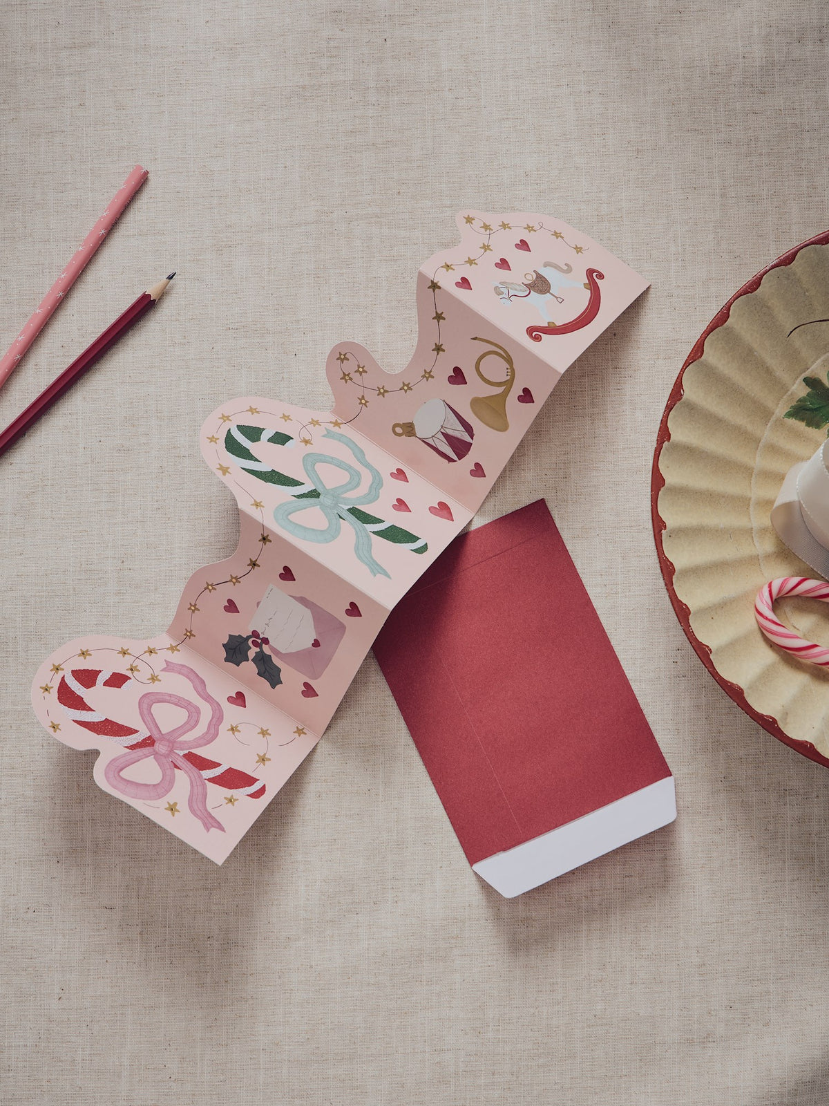 Fold out card