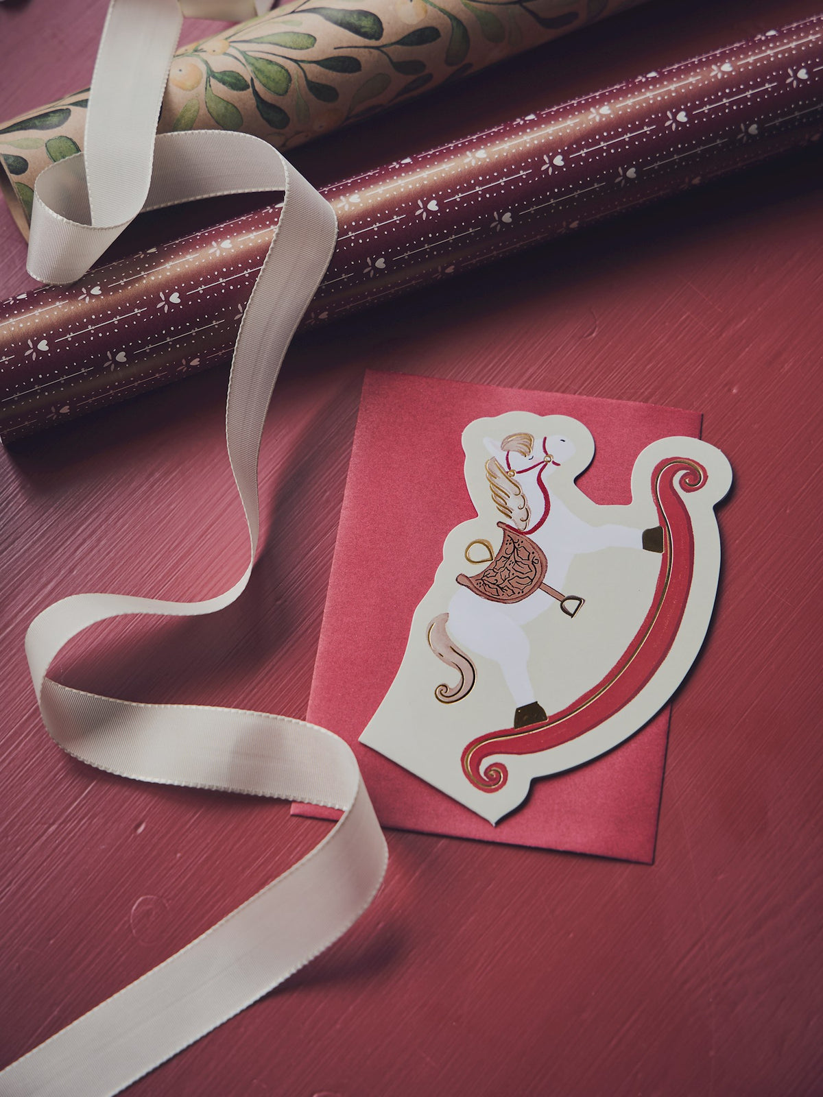 Shaped card with envelope