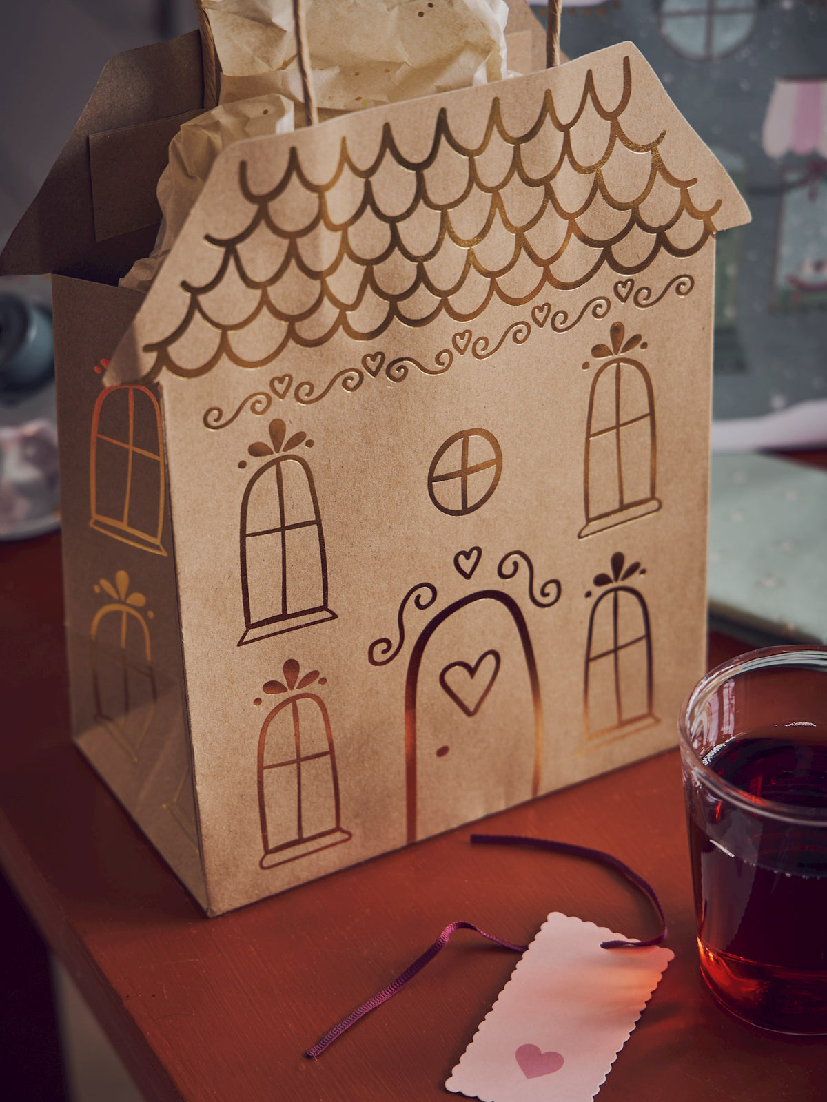 Gift bag house