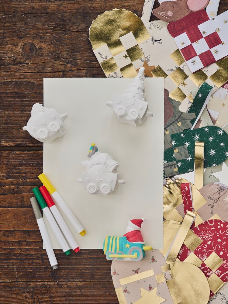 DIY plaster set train