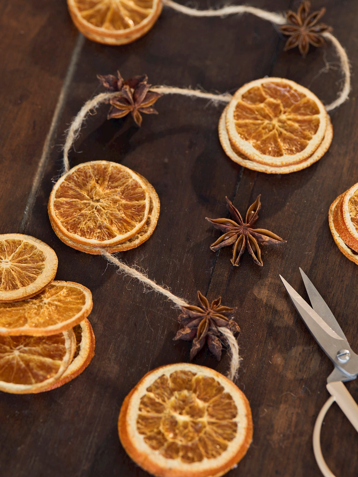 DIY kit orange garland