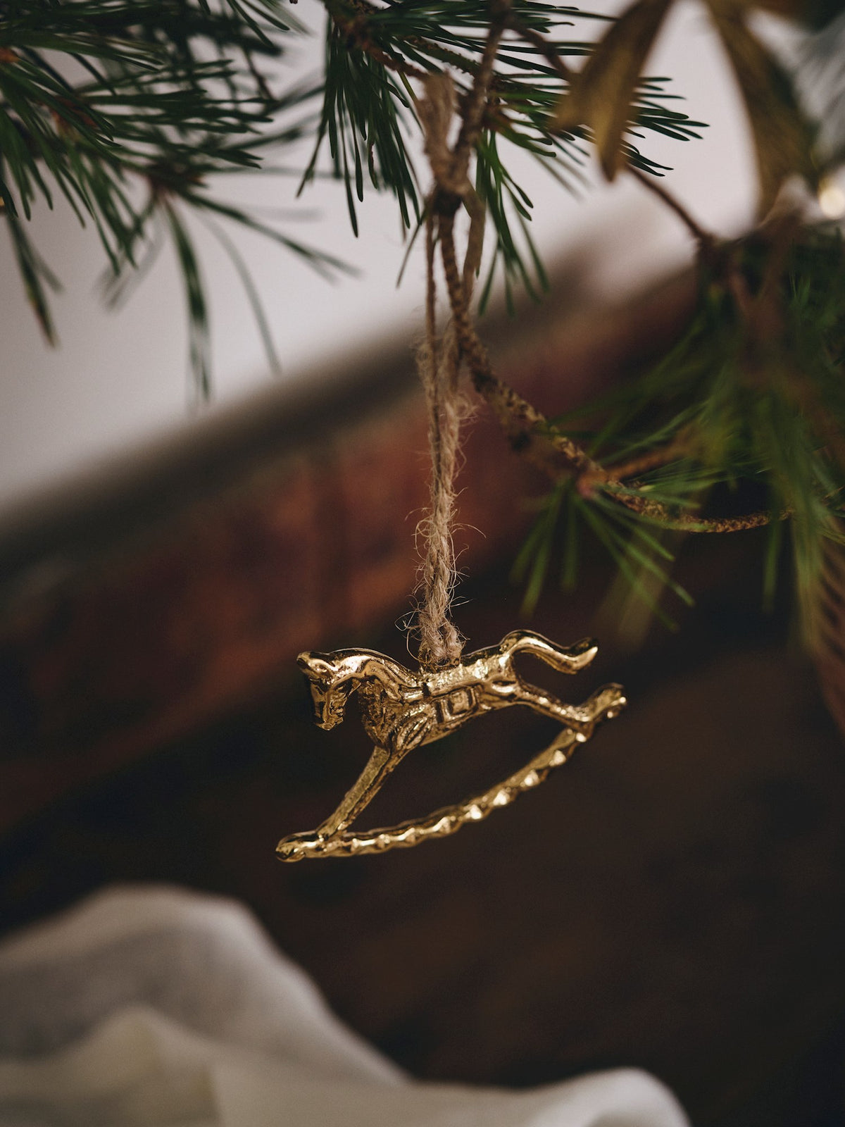 Christmas ornament rocking horse