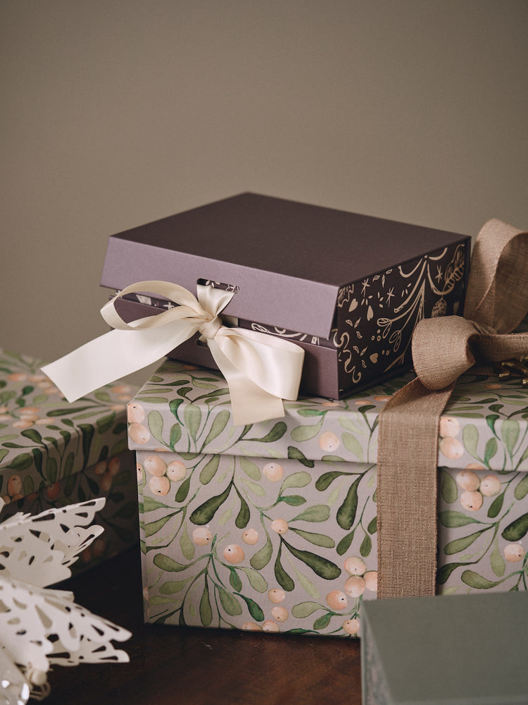 Gift box with ribbon