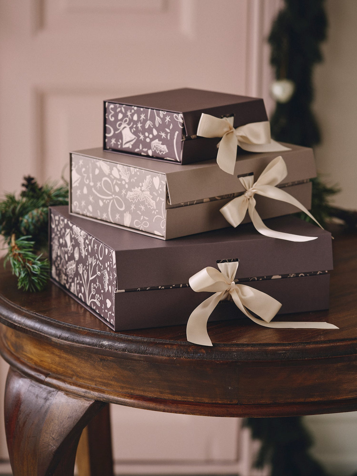 Gift box with ribbon