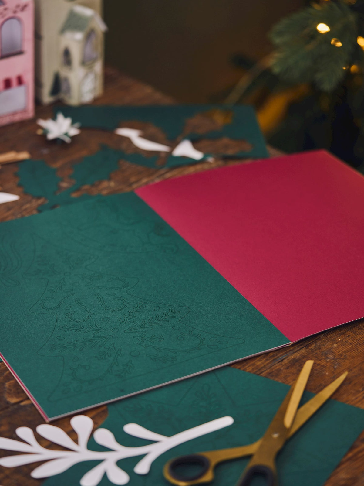 DIY paper cut ornaments