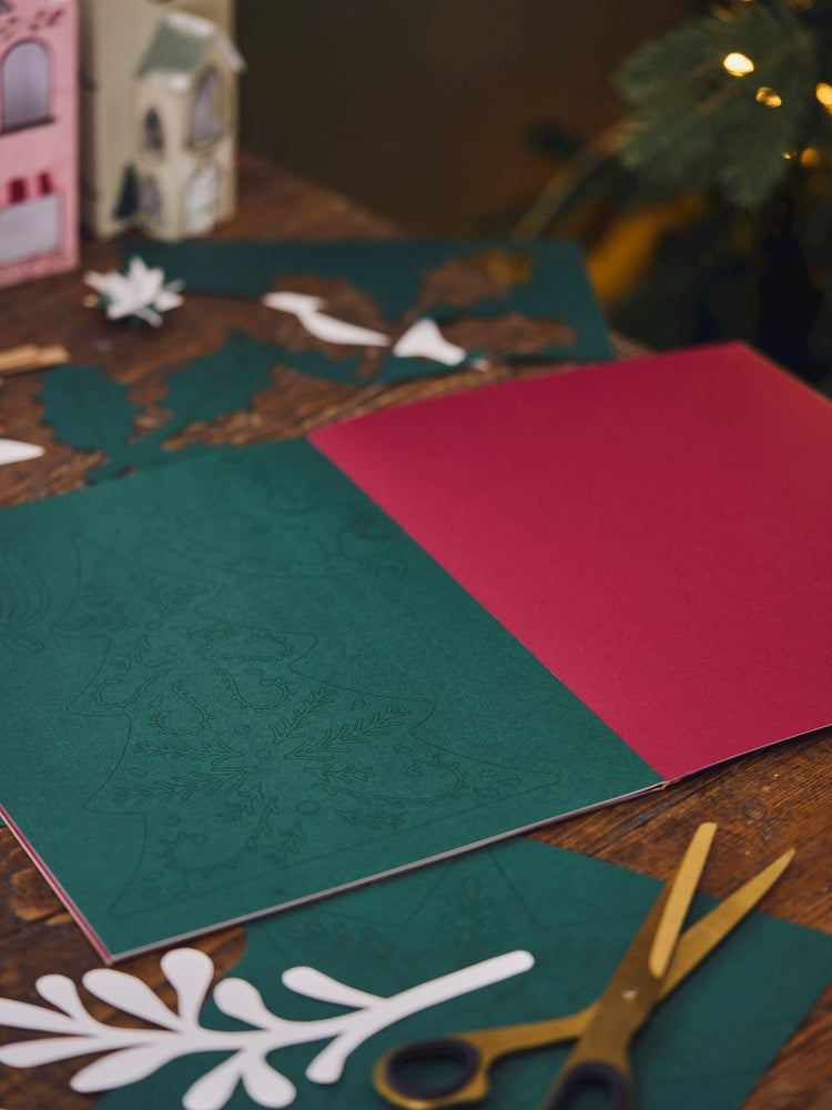 DIY paper cut ornaments
