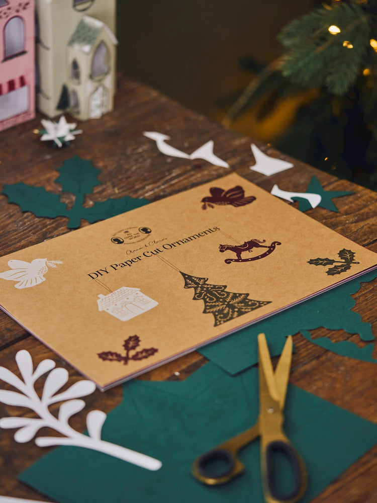 DIY paper cut ornaments