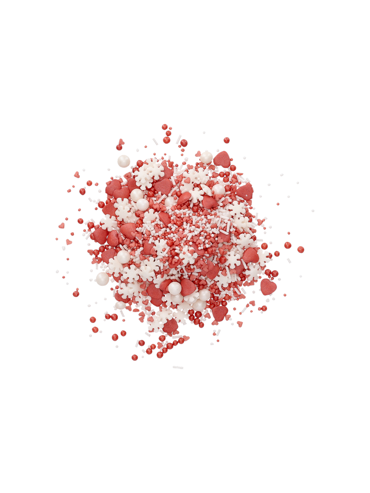 Christmas sprinkles red/white