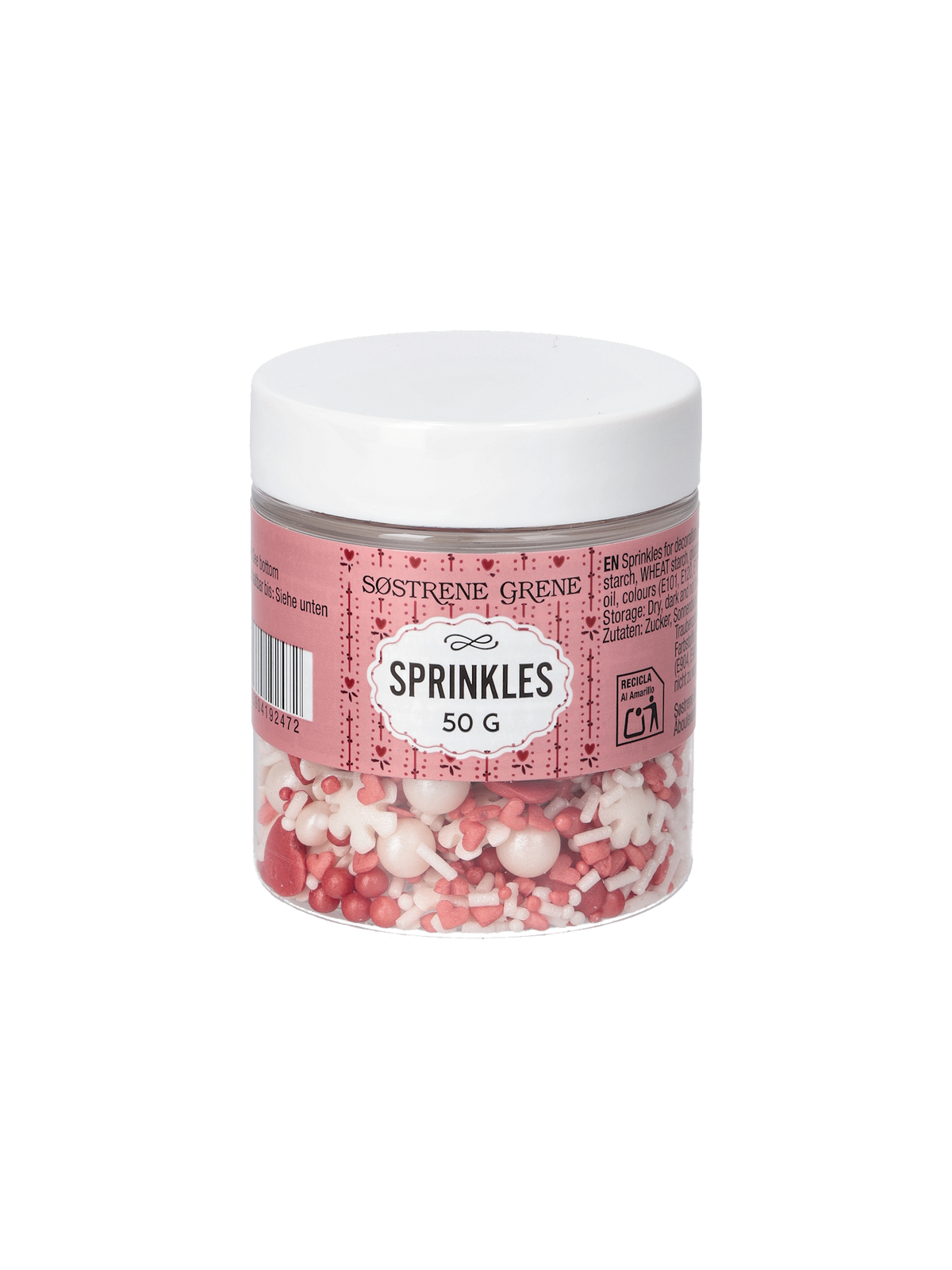 Christmas sprinkles red/white
