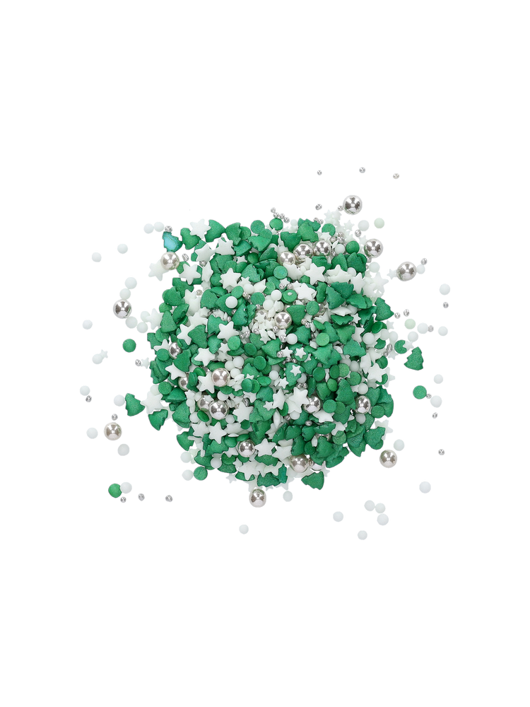 Christmas sprinkles green/white
