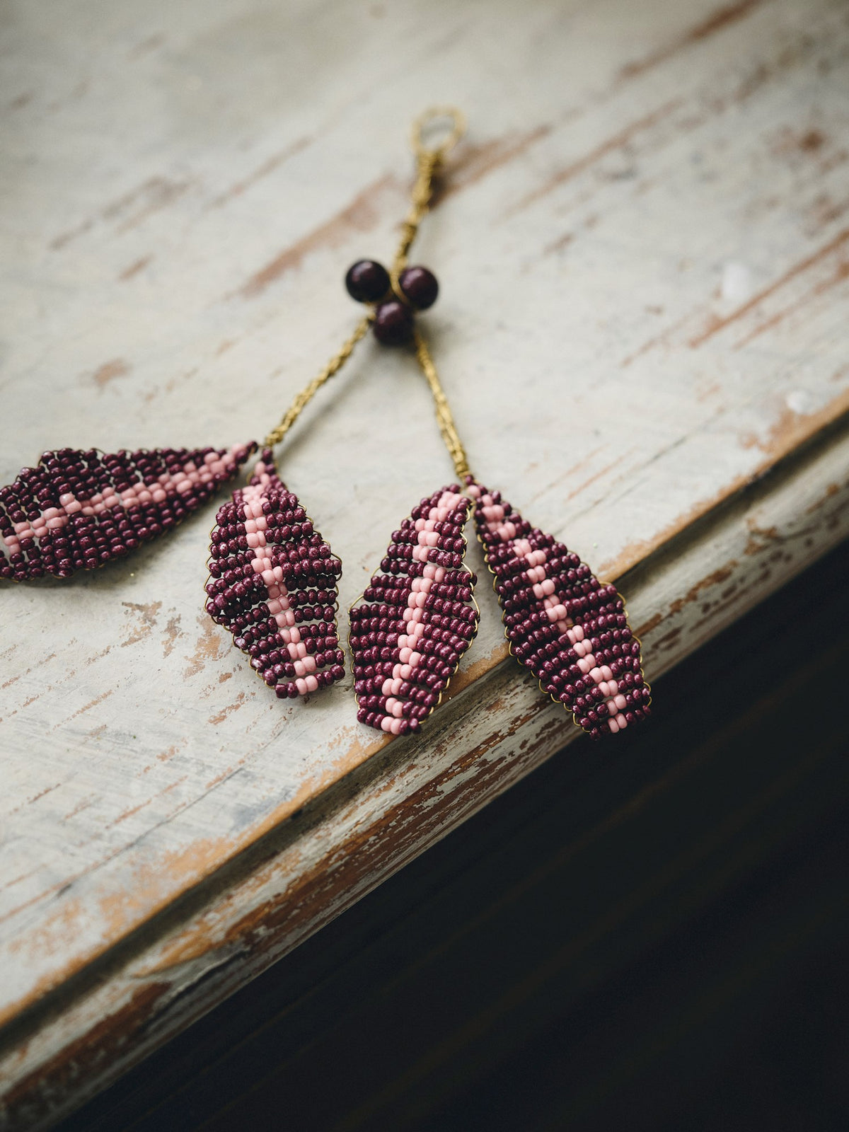 Mistletoe with beads