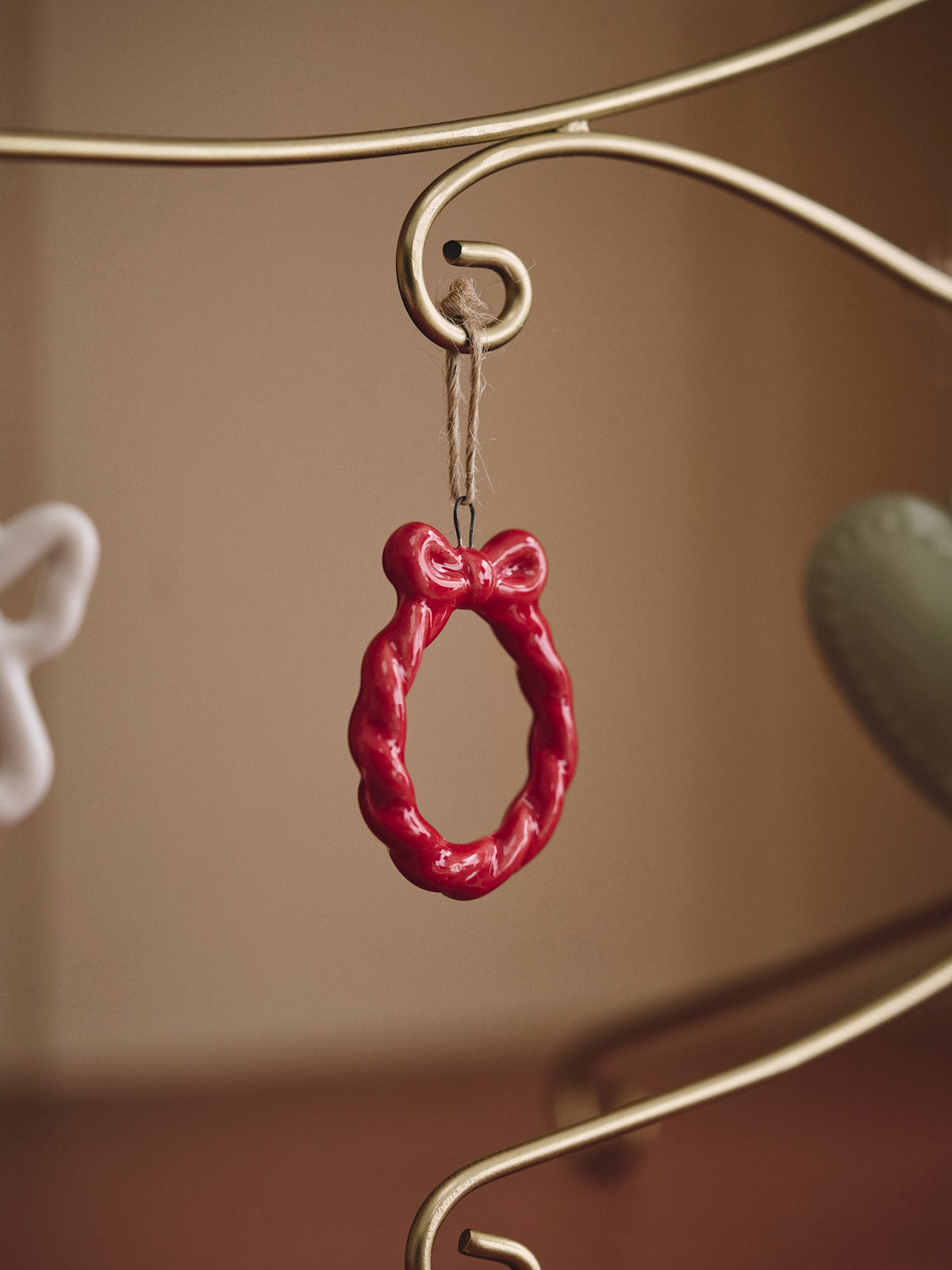 Christmas ornament wreath